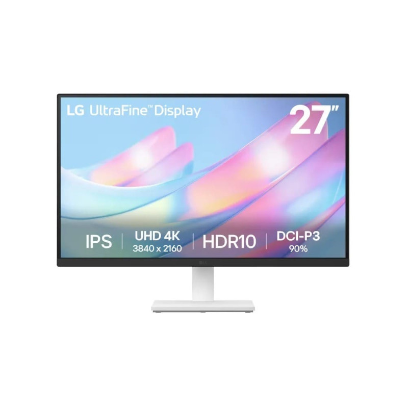 LG Ultrafine 27US500 27" 4K UHD IPS HDR10 Borderless Monitor - White