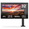 LG 32UN880K-B 31.5" 4K UHD IPS USB-C Ergonomic Height Adjustable Monitor