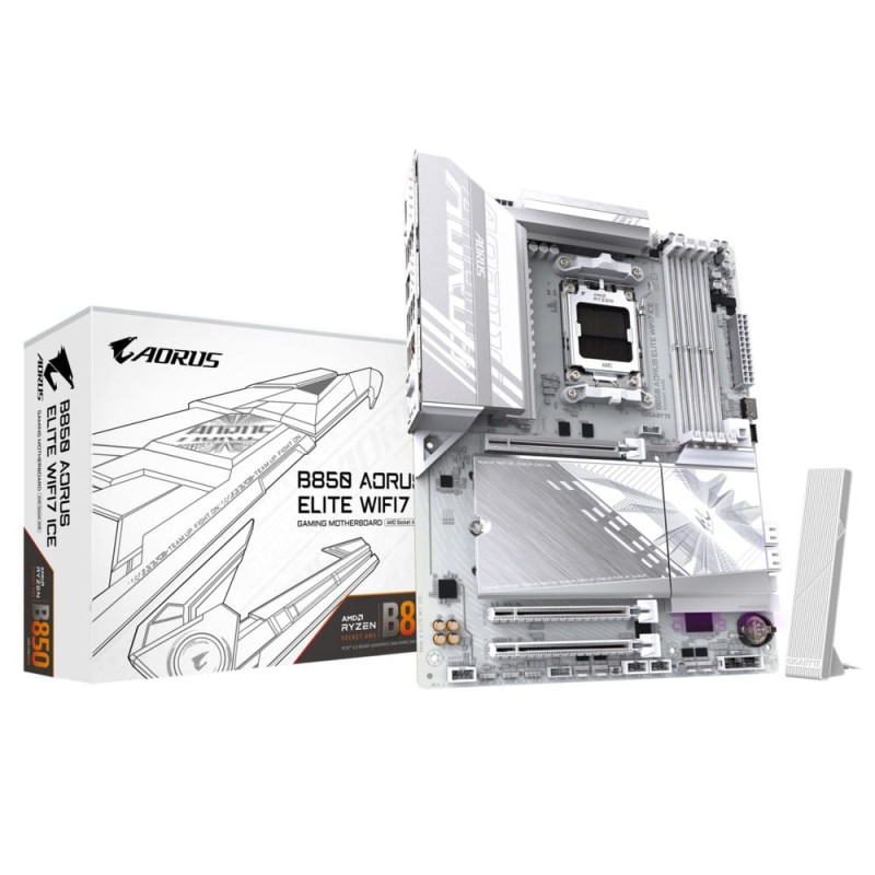 Gigabyte B850 AORUS ELITE WIFI7 ICE AM5 ATX  Motherboard