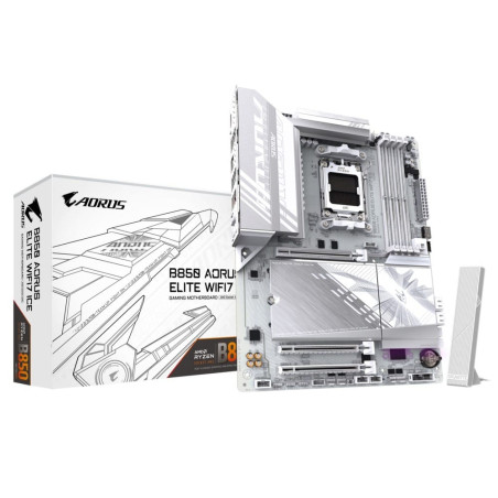 Gigabyte B850 AORUS ELITE WIFI7 ICE AM5 ATX  Motherboard