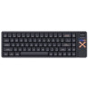 IQUNIX Magi65 Pro Low Profile Aluminum Wireless Shadow Black Mechanical Keyboard - Gold Red Switch
