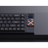 IQUNIX Magi65 Pro Low Profile Aluminum Wireless Shadow Black Mechanical Keyboard - Gold Red Switch