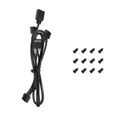 DeepCool FL12 3-in-1 ARGB Ring 120mm PWM Case Fan - Black 3-Pack