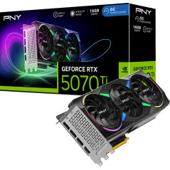 PNY GeForce RTX 5070 Ti 16GB XLR8 Epic-X ARGB Triple Fan Graphic Card