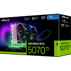 PNY GeForce RTX 5070 Ti 16GB XLR8 Epic-X ARGB Triple Fan Graphic Card