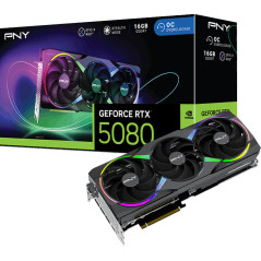 PNY GeForce RTX 5080 OC 16B XLR8 ARGB Graphic Card