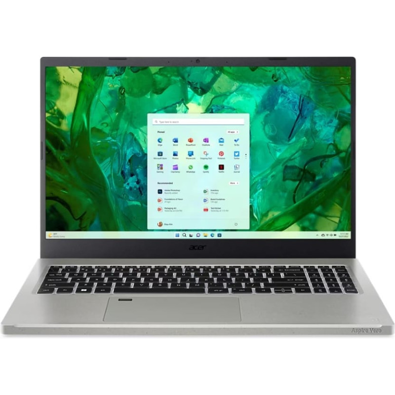 Acer Aspire Vero EVO 15.6" FHD IPS Laptop, i7-1355U, 16GB RAM, 512GB SSD, Windows 11 Home, ThunderBolt Ready, Cobblestone Grey
