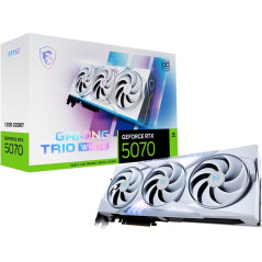 MSI GAMING TRIO OC GeForce RTX 5070 12GB Graphic Card - White