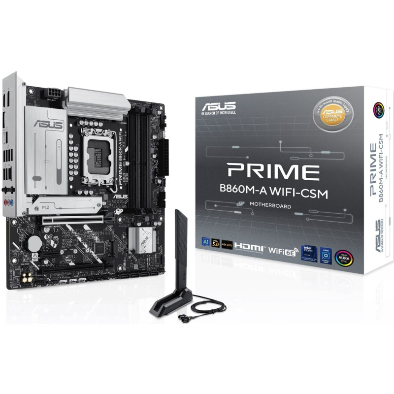 ASUS PRIME B860M-A WIFI CSM LGA 1851 Micro-ATX Motherboard