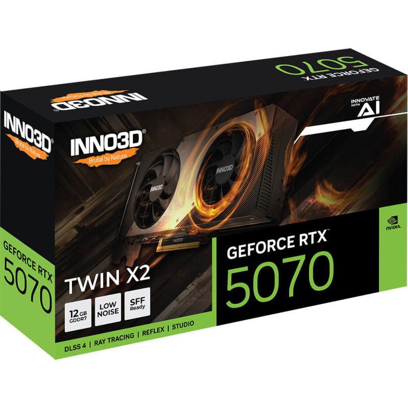 INNO3D GeForce RTX 5070 Twin X2 12GB Graphics Card