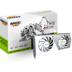 INNO3D GeForce RTX 4060 TWIN OC X2 8GB Graphics Card - White