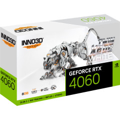 INNO3D GeForce RTX 4060 TWIN OC X2 8GB Graphics Card - White