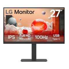 LG 27BA650-B 27" FHD IPS 100Hz USB-C Height Adjustable Monitor