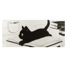 YUNZII Keynovo Desk Mat 900x400x3mm Mousepad - Book Cat