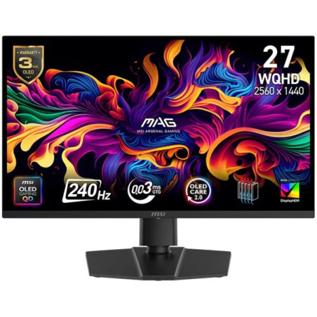MSI MAG 273QP QD-OLED X24 26.5" WHQD 0.03ms 240Hz Monitor
