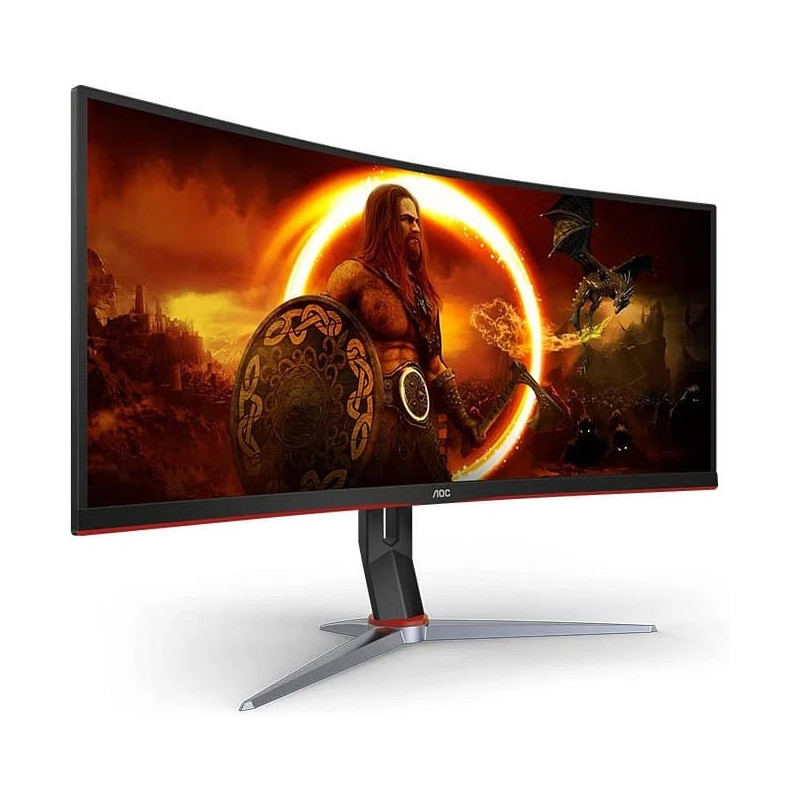 (Ex-Demo) AOC CU34G2XP 34" WQHD 1ms 180Hz Curved HDR400 Gaming Monitor