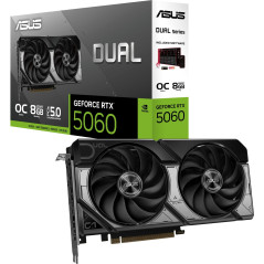 ASUS Dual GeForce RTX 5060 8GB GDDR7 OC Edition Graphics Card