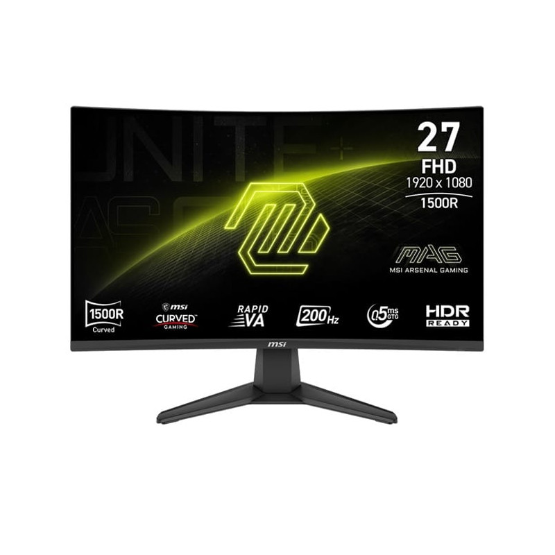 MSI MAG 276CF E20 27" VA FHD 0.5ms 200Hz Curved Monitor