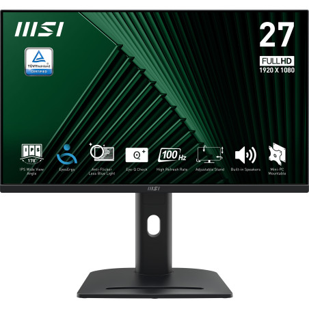 MSI Pro MP275PG 27" FHD IPS 1ms 100Hz Height Adjustable Monitor