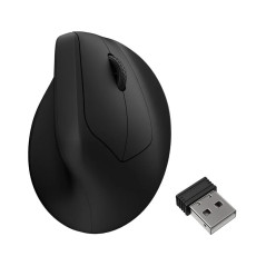 Keychron M5 Bluetooth / 2.4G 8000 Hz Wireless Ergonomic Mouse - Black
