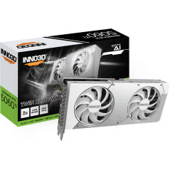 INNO3D GeForce RTX 5060 Ti TWIN X2 OC White 8GB GDDR7 Graphics Card