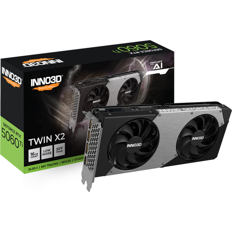 INNO3D GeForce RTX 5060 Ti TWIN X2 16GB GDDR7 Graphics Card