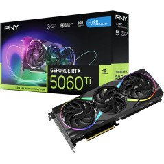 PNY GeForce RTX 5060 Ti EPIC-X RGB Triple Fan OC 8GB Graphics Card