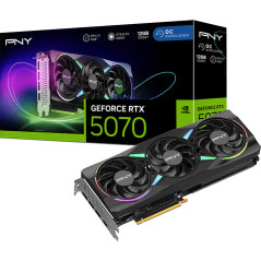 PNY GeForce RTX 5070 ARGB EPIC-X RGB Triple Fan OC 12GB Graphics Card