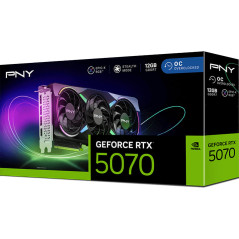 PNY GeForce RTX 5070 ARGB EPIC-X RGB Triple Fan OC 12GB Graphics Card
