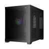 Gamdias AURA GC10M V2 Micro-ATX Tempered Glass Computer Case With 3 ARGB Fans