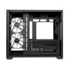 Gamdias AURA GC10M V2 Micro-ATX Tempered Glass Computer Case With 3 ARGB Fans