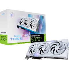 MSI GeForce RTX 5070 Ti 16G Gaming TRIO OC Graphics Card - White