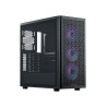 Cooler Master Elite 502 ATX ARGB Fan Tempered Glass Case - Black (Without Power Supply)