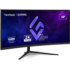 ViewSonic VX3418C-2K 34" UWQHD 180Hz Curved Monitor