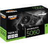 INNO3D nVidia GeForce RTX 5060 TWIN X2 8GB GDDR7 Graphics Card