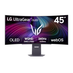LG 45GX90SA 45" OLED WQHD 0.03ms 240Hz Curved Smart Gaming Monitor