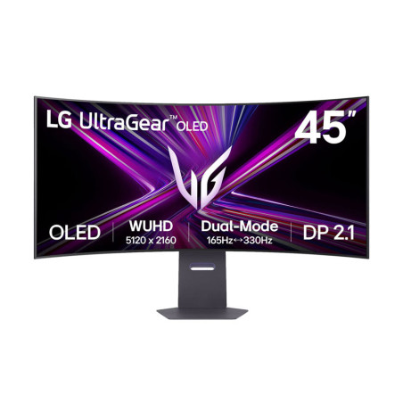LG UltraGear 45GX950A 45" OLED Dual-Mode 5K2K 0.03ms 165Hz-330Hz Curved Gaming Monitor