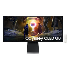 (Ex-Demo) Samsung Odyssey G8 34" WQHD OLED 0.03ms 175Hz Curved Gaming Monitor