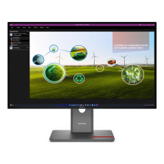 Lenovo P27Q-40 27" QHD WLED IPS Height Adjustable Monitor