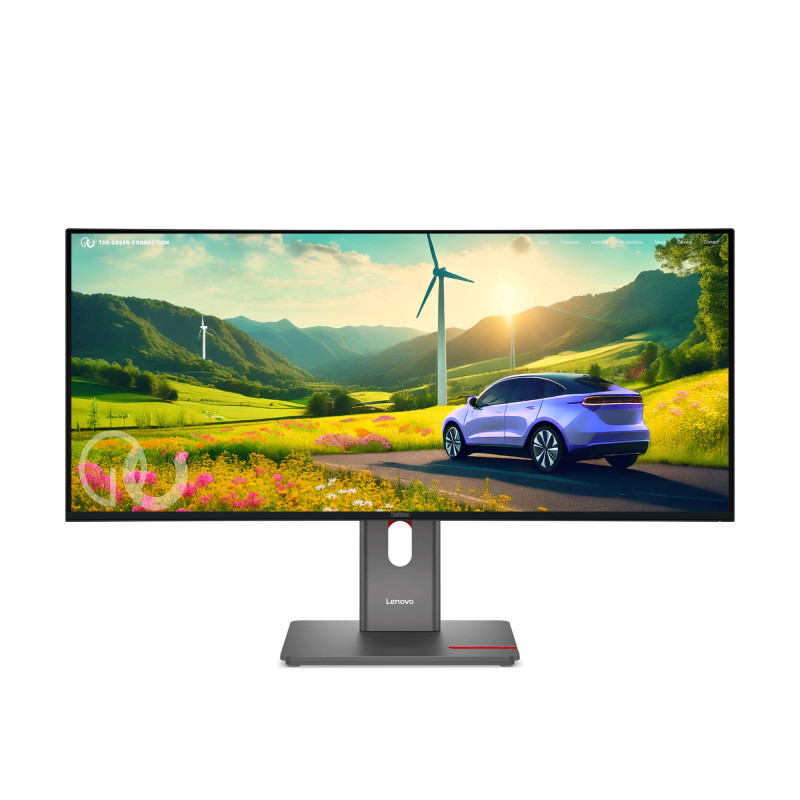 Lenovo P34WD-40 34" WQHD IPS Curved Height Adjustable Monitor
