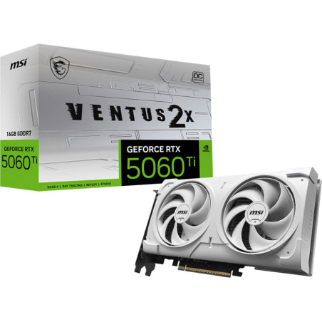 MSI GeForce RTX 5060 Ti 16G Ventus 2X OC White PLUS