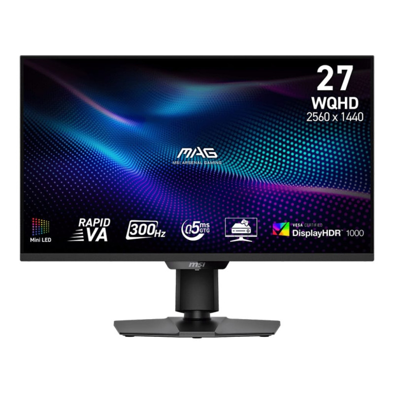 MSI MAG 274QPF X30MV 27" WQHD 0.5ms 300Hz AdaptiveSync Height Adjustable Monitor