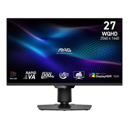 MSI MAG 274QPF X30MV 27" WQHD 0.5ms 300Hz AdaptiveSync Height Adjustable Monitor