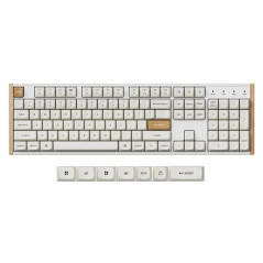 Keychron K10 HE Wireless Magnetic Switch Custom Special Edition White Keyboard - Nebula Switch
