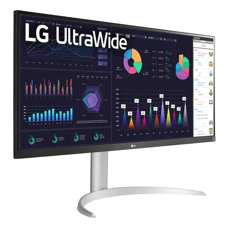 (Ex-Demo) LG 34WQ650 34" UltraWide FHD IPS 100Hz FreeSync HDR400 USB-C Height Adjustable Monitor