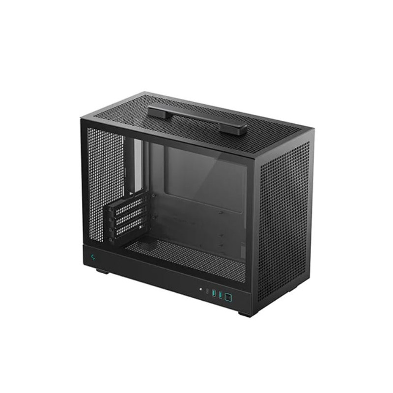 DeepCool CH160 PLUS Portable Micro-ATX PC Case - Black