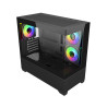 Cooler Master Elite 490 ARGB Tempered Glass Micro-ATX Case - Black