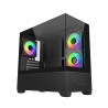 Cooler Master Elite 490 ARGB Tempered Glass Micro-ATX Case - Black