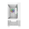 Cooler Master Elite 490 ARGB Tempered Glass Micro-ATX Case - White