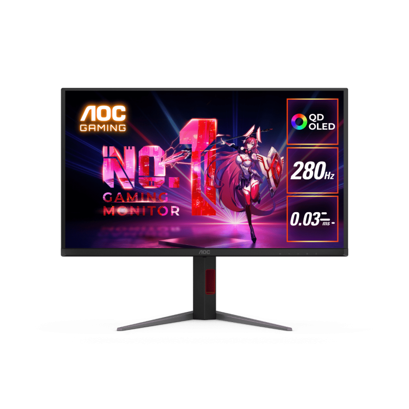 AOC Q27G4ZD 26.5" 2K QHD-OLED 0.03ms 280Hz G-SYNC Compatible Gaming Monitor